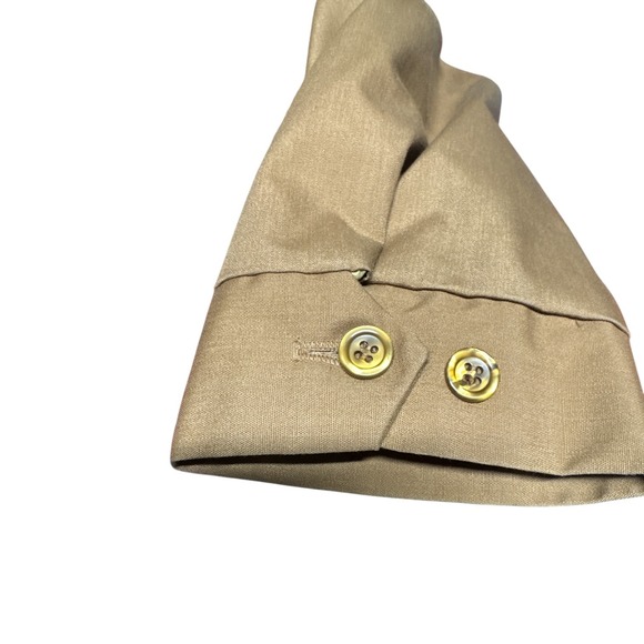 Vintage Campus Zipper Utility/Casual Jacket Mens Size M‎ Tan Winter Mid Weight - Picture 8 of 9